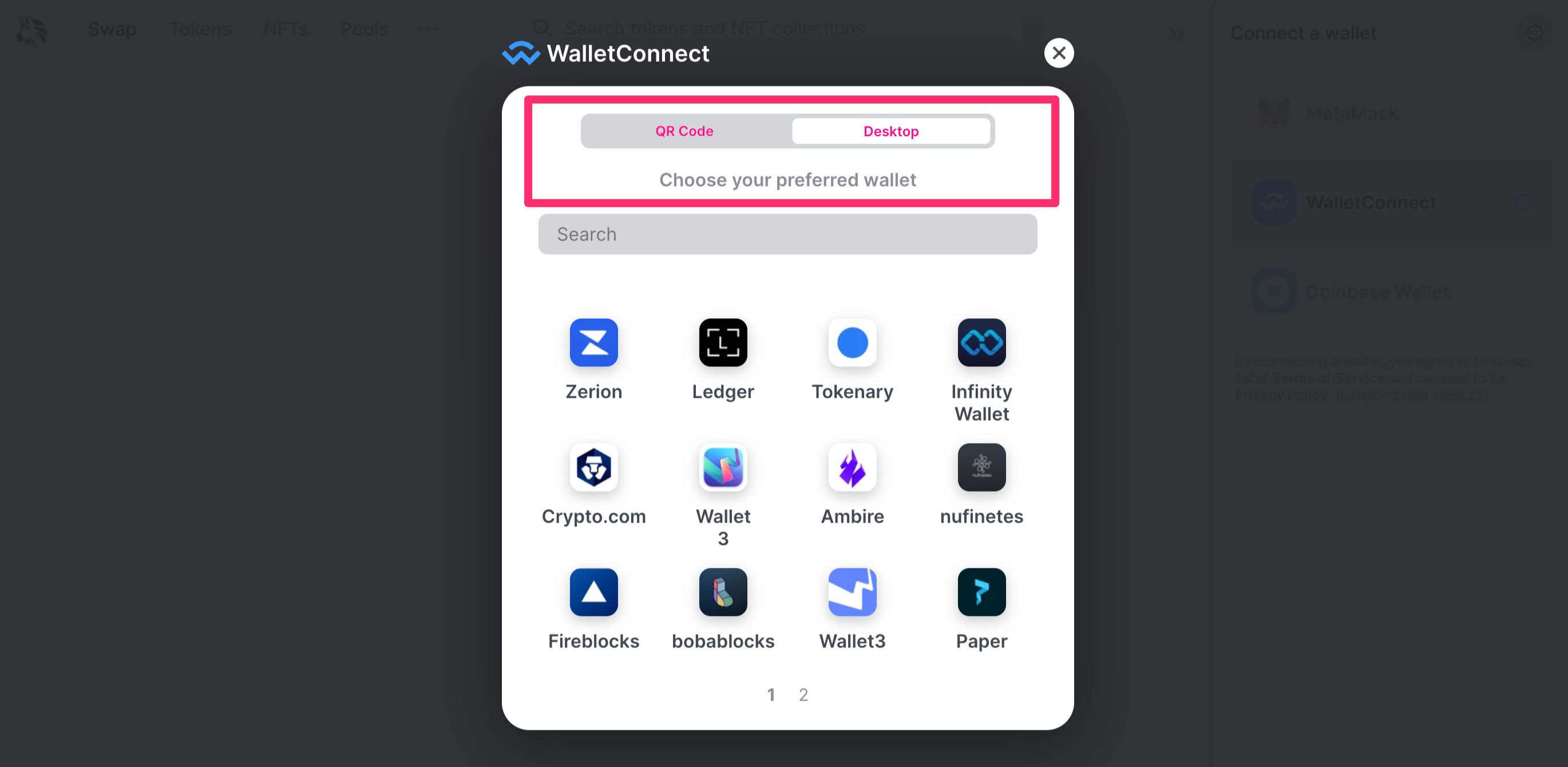 How to connect a wallet to Uniswap – Uniswap Labs