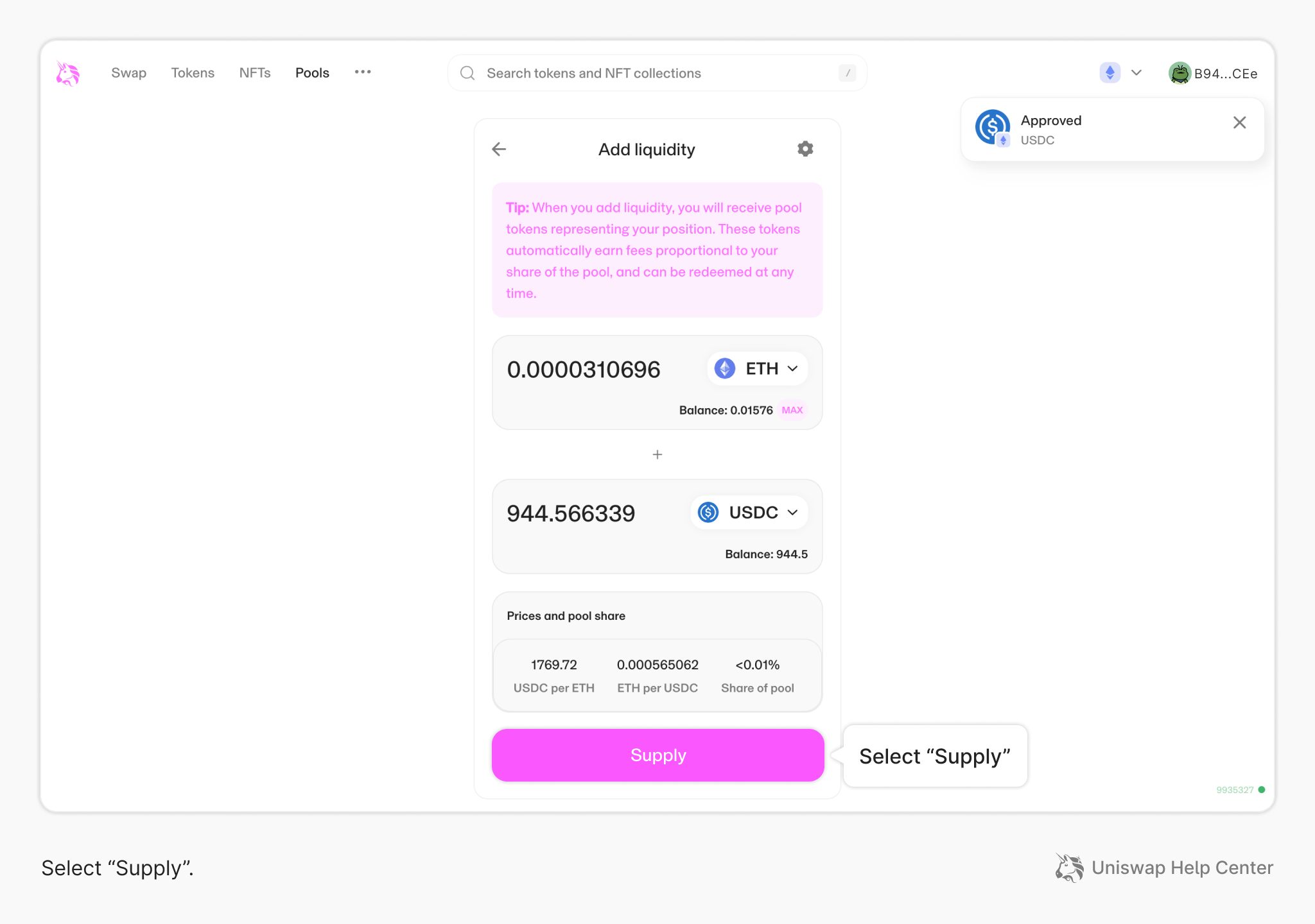 How to add liquidity to Uniswap v2 Uniswap Labs
