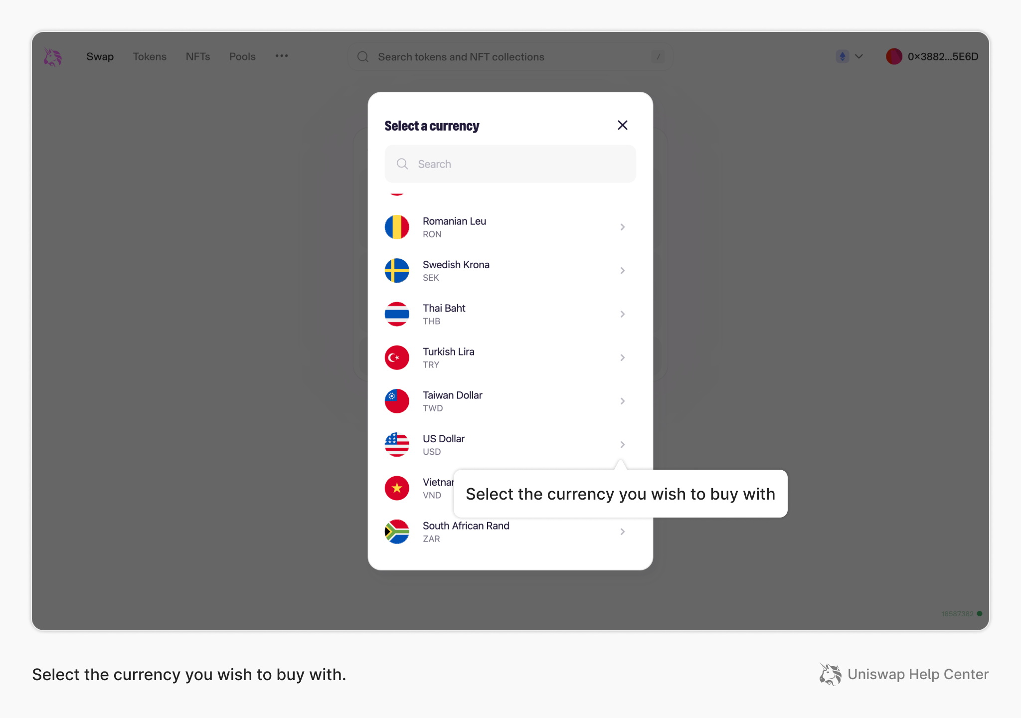 How to use MoonPay on the Uniswap web app Uniswap Labs