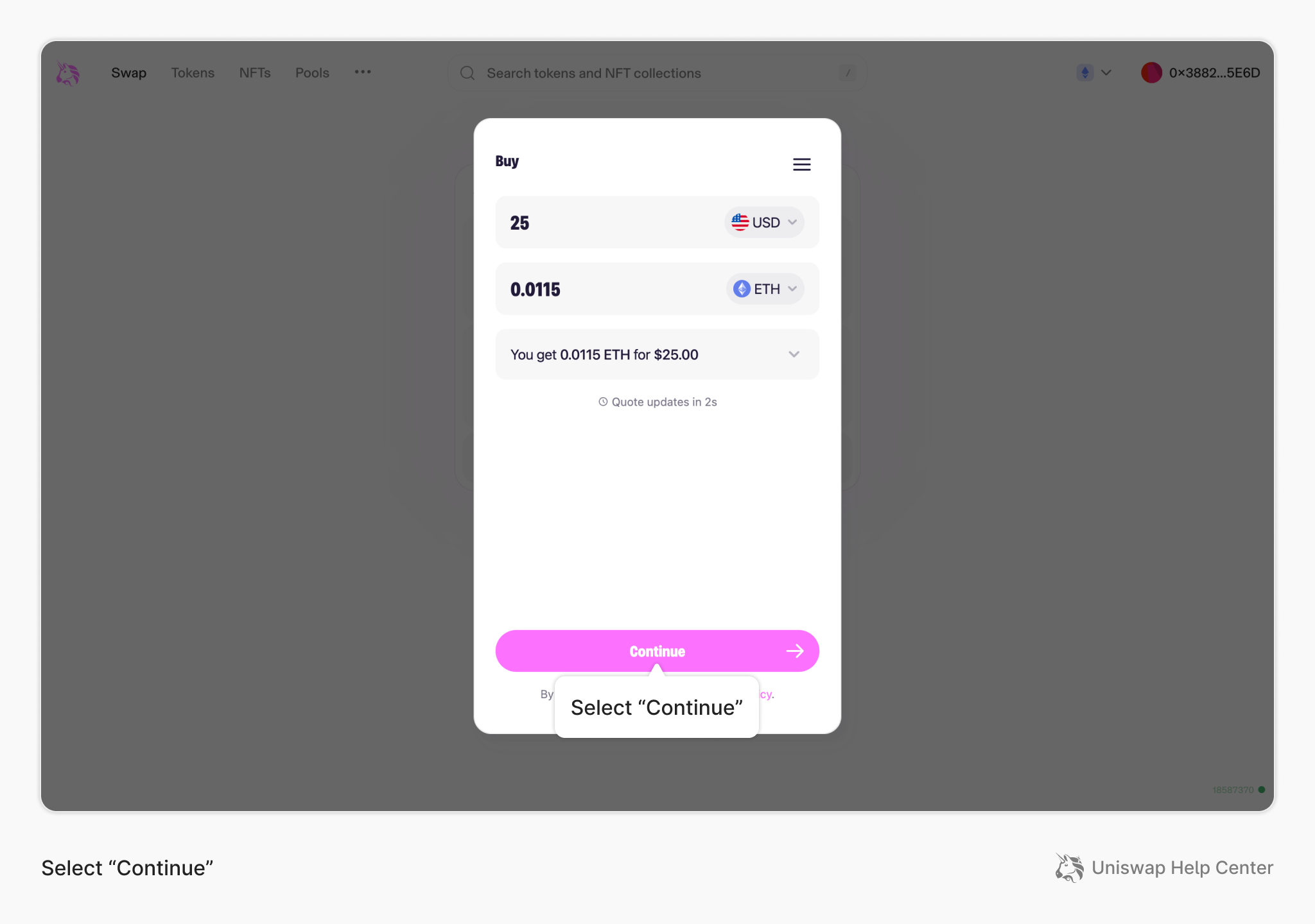 How to use MoonPay on the Uniswap web app Uniswap Labs
