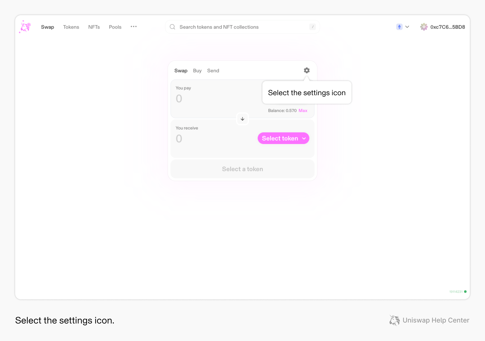 How to change slippage on the Uniswap  app Uniswap Labs