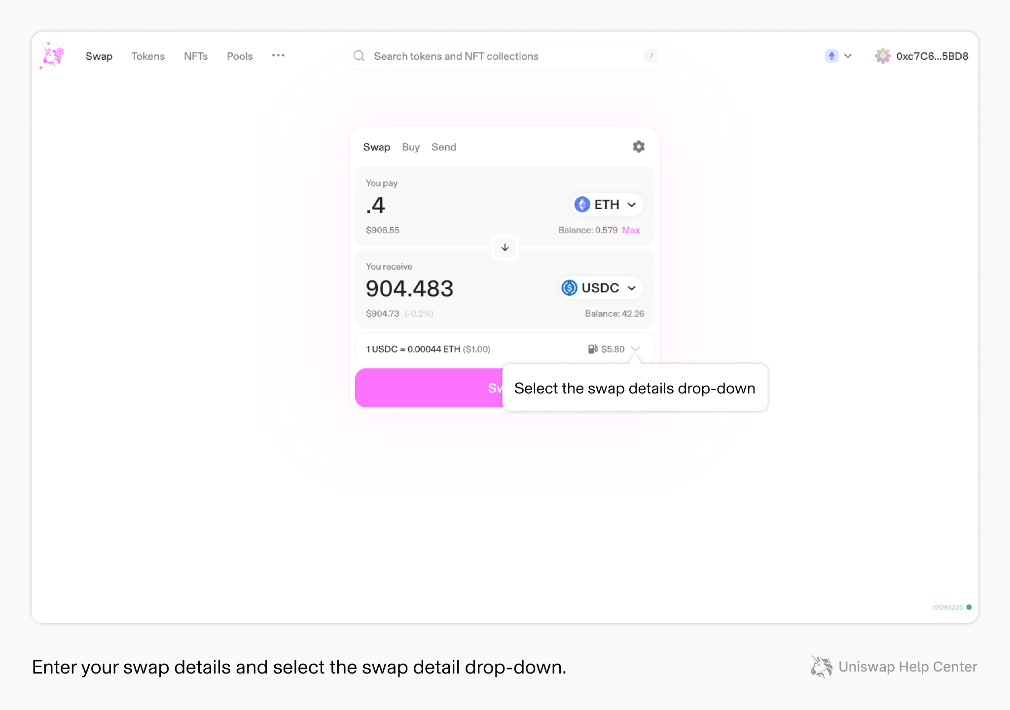 How to change slippage on the Uniswap  app Uniswap Labs