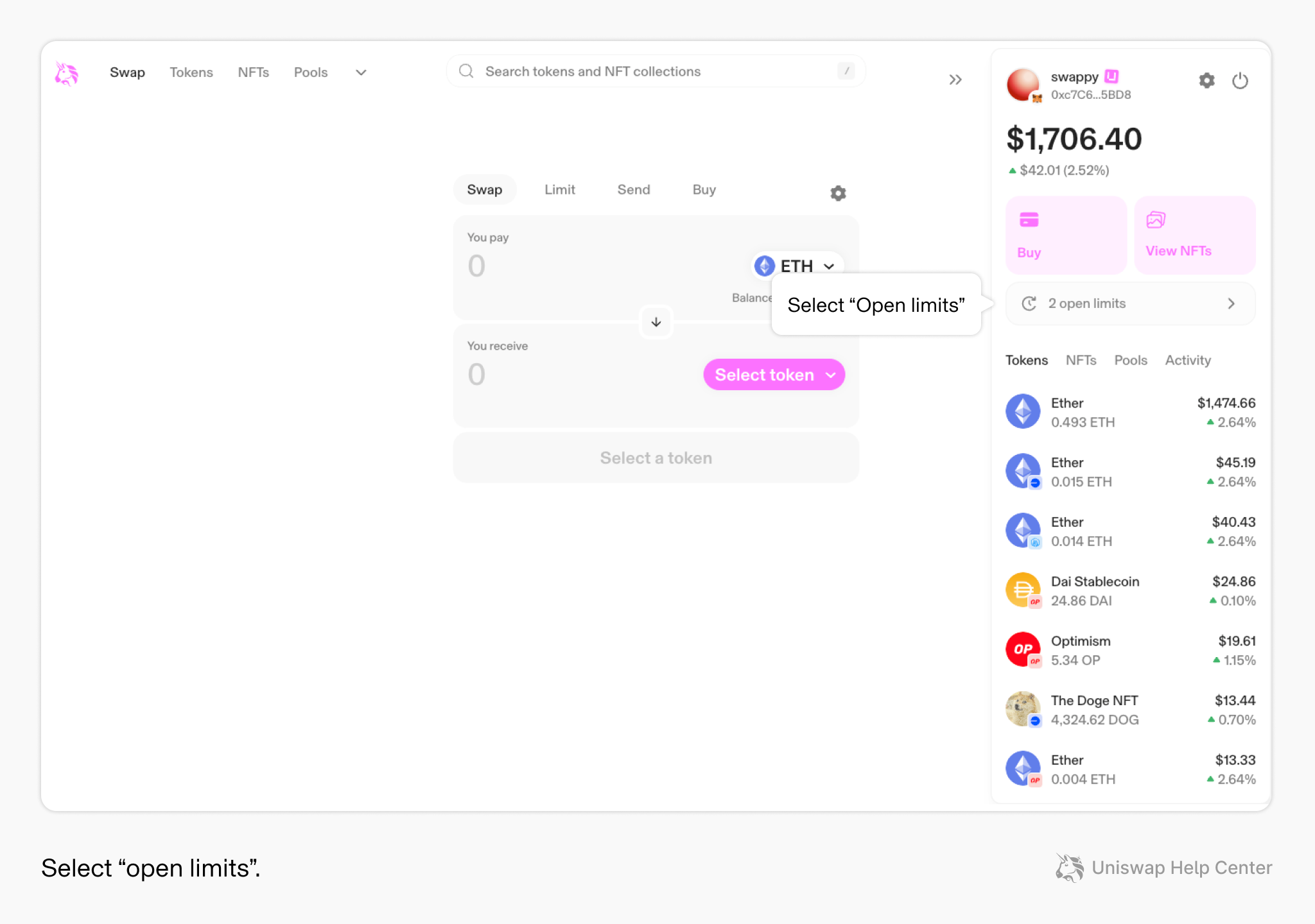 How To View Limit Order History – Uniswap Labs