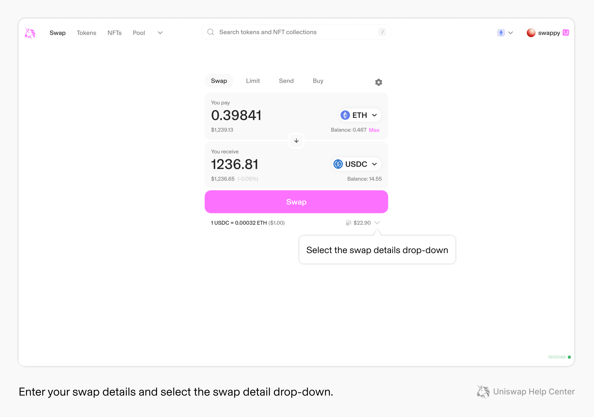 How to change slippage on the Uniswap Web app – Uniswap Labs