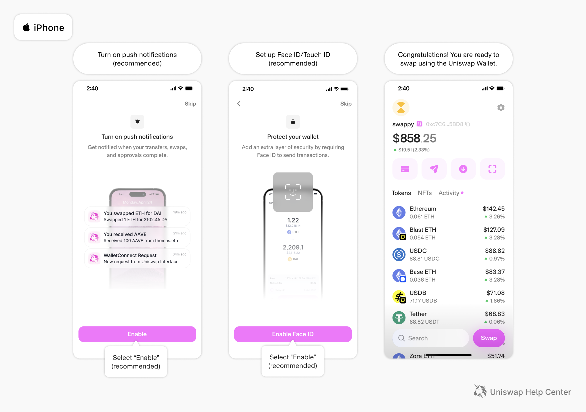 如何将恢复短语导入Uniswap – Uniswap Labs