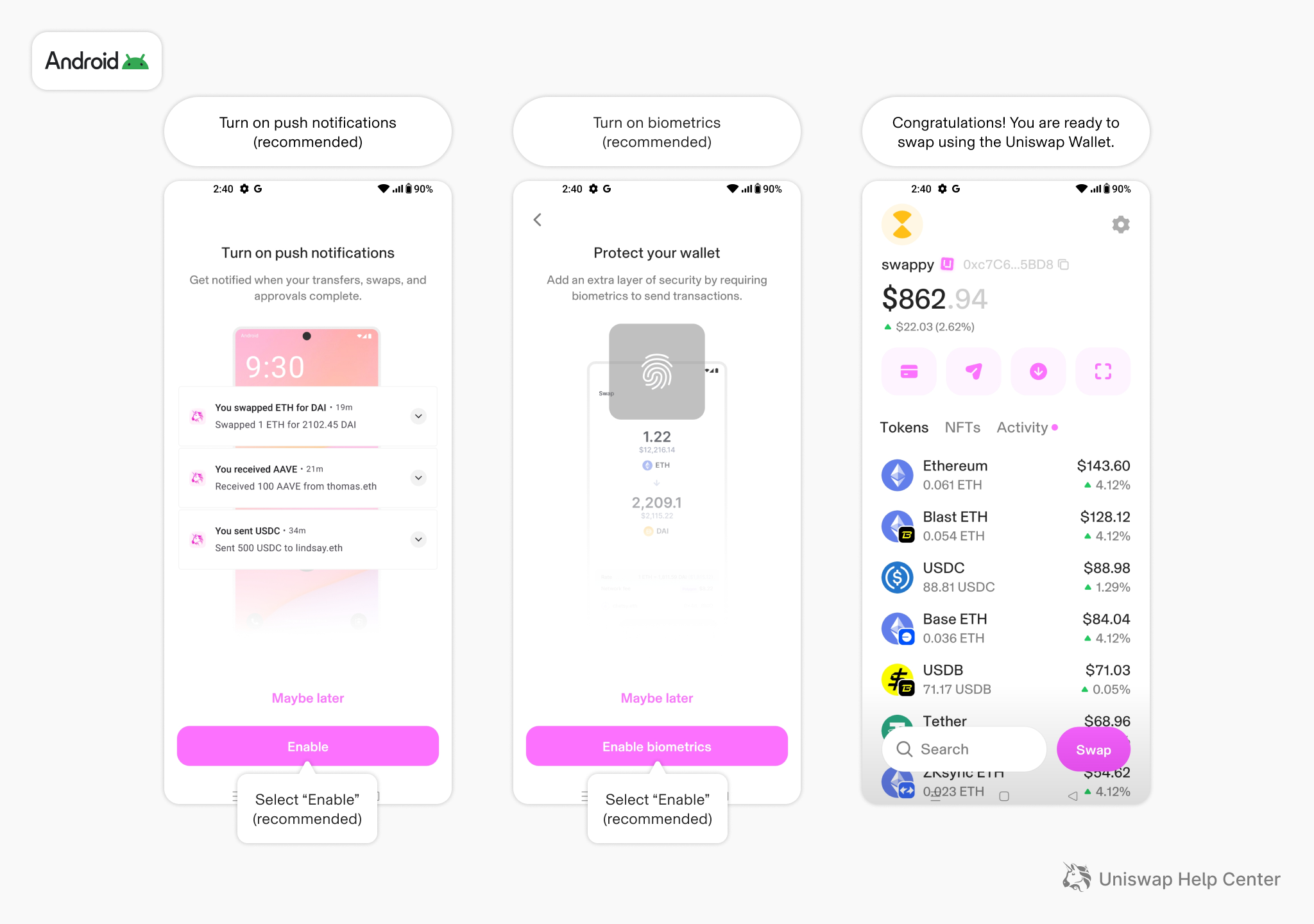 如何将恢复短语导入Uniswap – Uniswap Labs